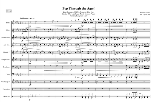 Pop Thru the Ages (for Multi-Instrument)